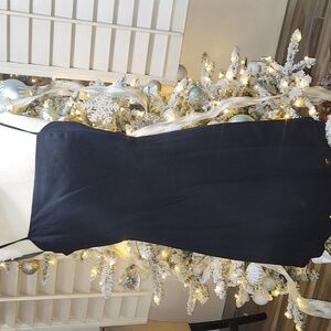 Ladies black spaghetti strap dress